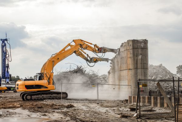 Silo Demolition in Layton